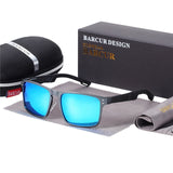 Aluminum Square Sunglasses Men Polarized Sun Glasses for Men